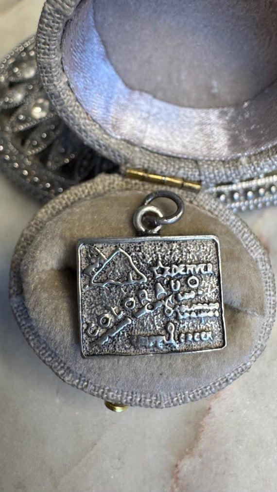 Vintage Silver Colorado Charm