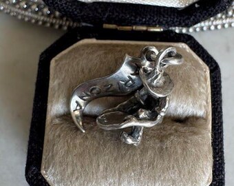 Vintage Silver Gold Digging Arizona State Charm