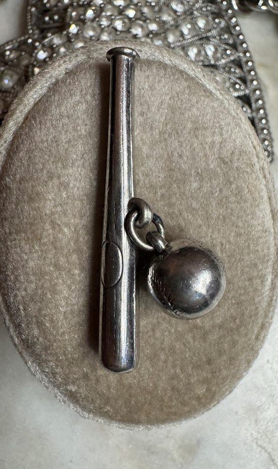 Vintage Silver Soccer Cleat Charm
