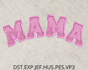 Mama Embroidery Design: Machine Embroidery Pattern (PDF Guide)