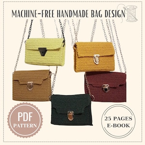 Beginner Crochet Bag Pattern: Easy DIY Crossbody Purse (PDF Pattern)