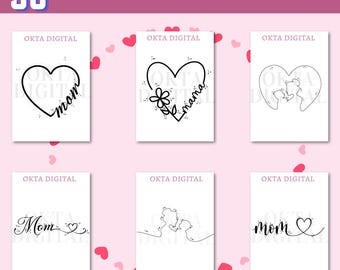 30 pieces | Mother's Day Knitted Templates | DIY Wire Crafts | Tricotin Templates | Printable patterns