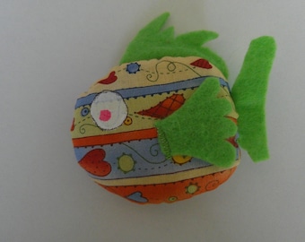 Fish Cat Toy Filled with Organic Catnip