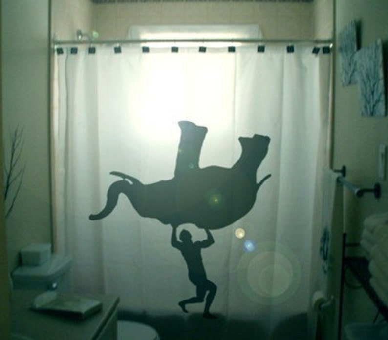 Body Building Gym Shower Curtain Weight Lifting Workout Etsy