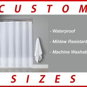 Shower Curtain Liner Extra Long