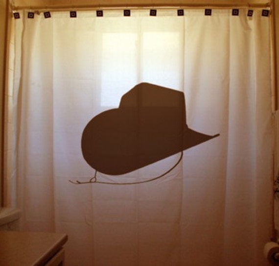 cowboy shower curtain