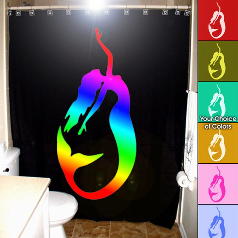 Mermaid Shower Curtain image 1