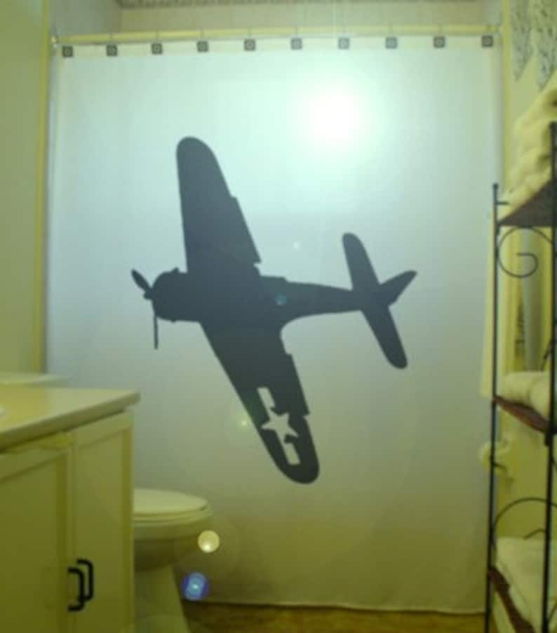 B52 Bomber Shower Curtain Military Aircraft Bathroom Decor. Etsy