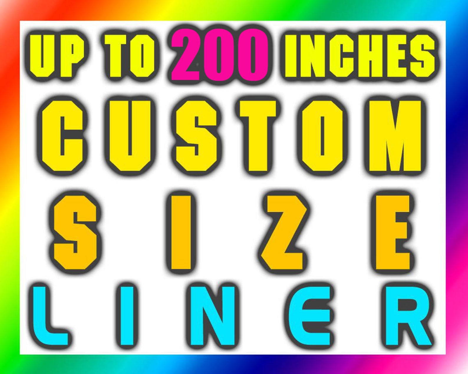 Shower Curtain Liner Extra Long Custom Odd Size Wide Waterproof 84 96 ...