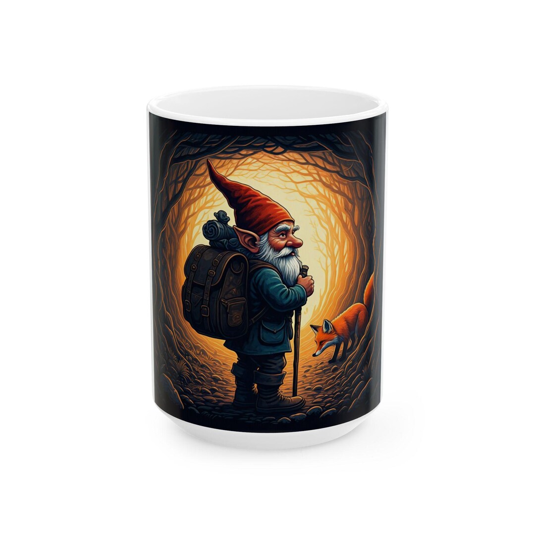 Dwarf Gnome Ceramic Mug Milk Coffee Cup