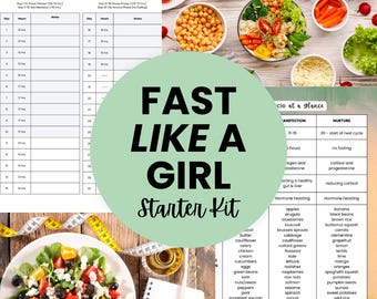 Fast Like A Girl Printable | Weight Loss Tracker