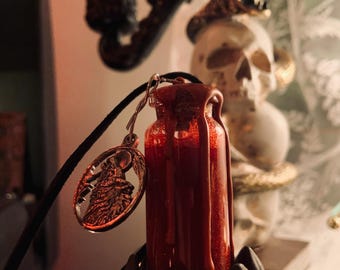 Vampire Blood Potion Bottle Necklace
