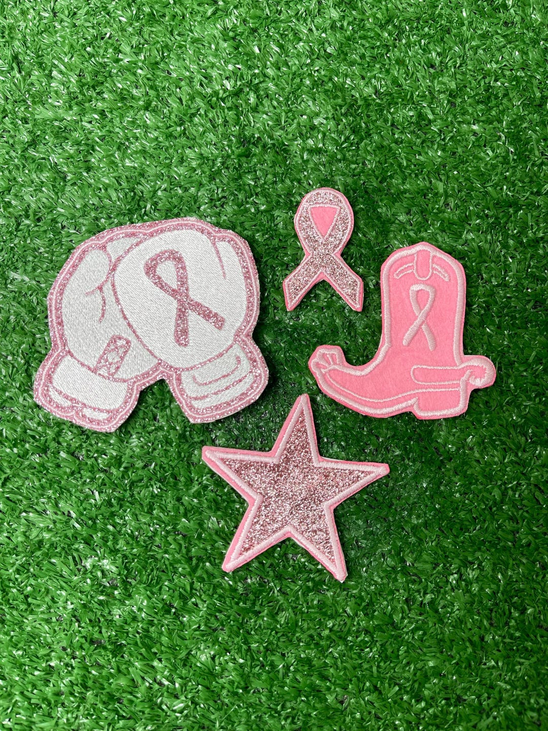 Cancer Scouting Patch Breast Cancer Awareness Patch Set, Pink Ribbon Iron-on Patches for ...