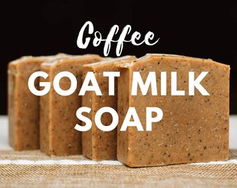 Coffee Scrub Goat Milk Soap Bar