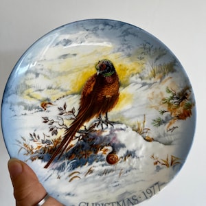 Crown Staffordshire Plaque: Cock O’The North limited edition decorative plate *found