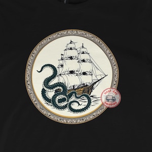 Kraken Shirt Vintage Octopus