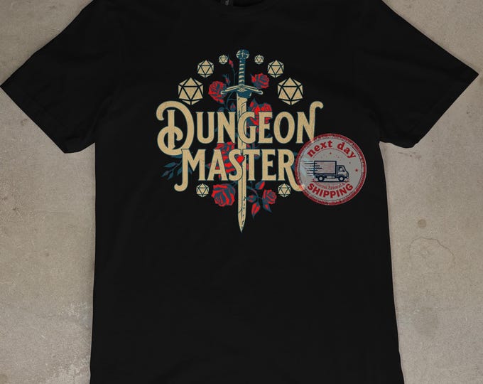 Dungeon Master DnD T-Shirt - Funny Roleplaying Game Tee for Tabletop Gamers & Dungeons and Dragons Fans