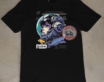 Camisa de anime ciberpunk