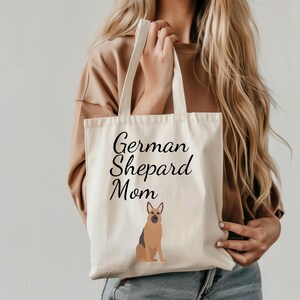 German Shepherd Mom Tote Bag, Pet Lover Gift, Gifts for Animal Lovers, Dog Gift, Dog Mom Tote Bag, German Shepherd, German Shepherd Tote Bag
