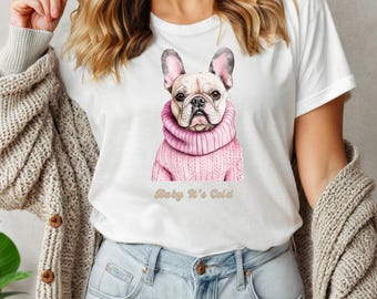 French Bulldog Dog shirt,  Short-Sleeve Unisex T-Shirt, French Bulldog Dog gifts, Dog shirt gift, Gift for dog lovers
