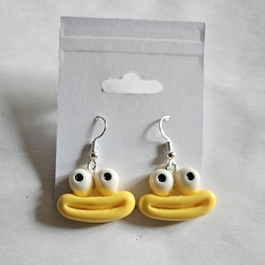 Smile Face Dangle Earrings
