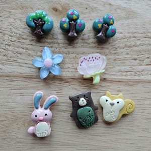 Nature Friends Magnets | Forest Animals | Refrigerator Magnets | Cute
