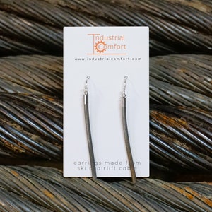 Pendientes de cable reciclado para telesilla de esquí