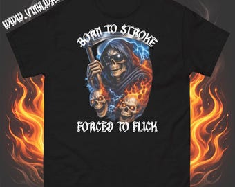 Transgender FTM "Born To Stroke" Funny T-Shirt