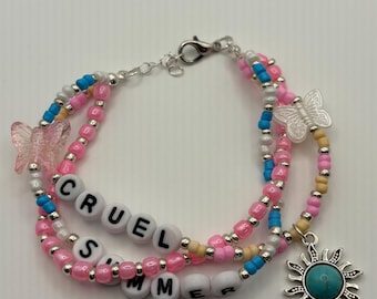 Cruel Summer Friendship Charm Bracelet