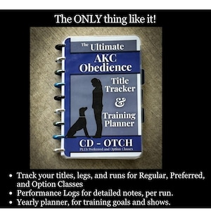 AKC Obedience Title Tracker & Training Planner