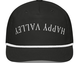 Happy Valley State College Pennsylvania Rope Cap | State College Trucker Hat | Happy Valley Embroidered Hat | State College Gift for Him Her