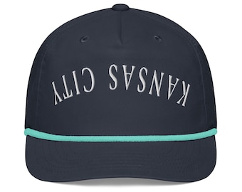 Kansas City Upside Down Embroidered Rope Cap