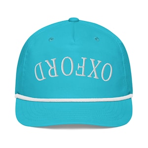 Oxford Upside Down Embroidered Rope Cap