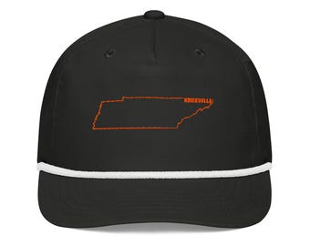 Knoxville Tennessee Rope Cap | Knoxville Embroidered Hat | Knoxville Gift for Him Her