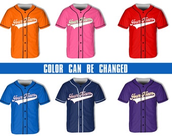 Plain Baseball Jersey - Etsy Australia