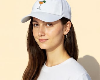 Daiquiri Cocktail Baseball Cap: Embroidered Chic Color Pop Themed Hat, Christmas Gift for Her, Bach Party Street Wear
