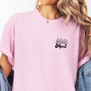 Comfort Colors® Personalize Floral Grandma Shirt, Mothers Day Gift For Grandma, New Nana Shirt, Granny Shirt, Gigi Mimi Shirt, Nana Shirt