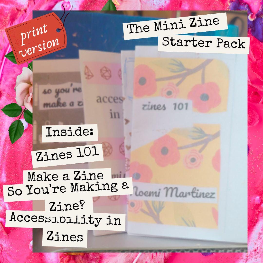 Spring Mini Zine The Mini Zine Starter Pack: 4 Zines, 4 Posters, & Everything I Know ...