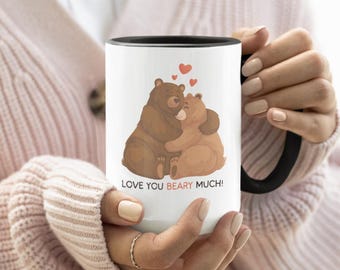Mug Beary Much Love You, cadeau pour amoureux des ours