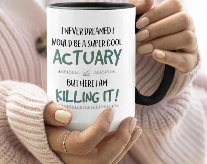 Funny Actuary Mug, Actuary Gift