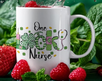 Lucky Nurse Mug: St Patrick's Day Nursing School Gift