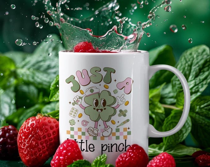 Shamrock Nurse Mug: Funny St. Patrick's Day RN Gift