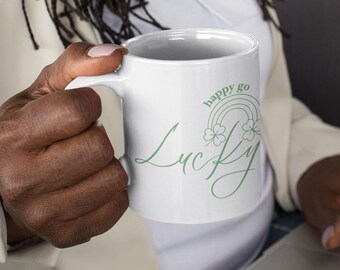Happy Go Lucky St Patrick's Day Coffee Mug