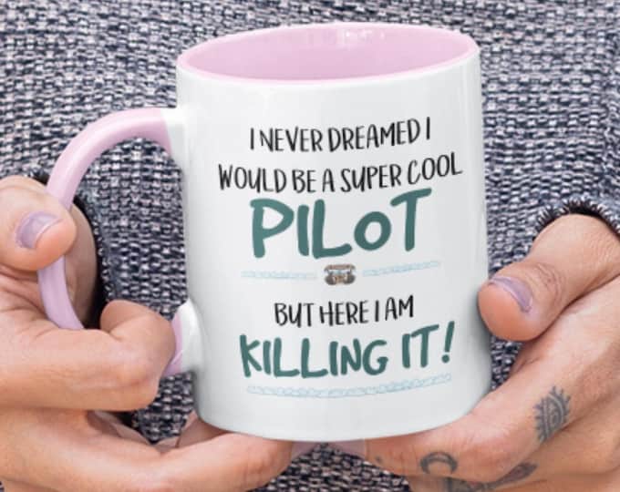 Funny Pilot Mug, Airline Aviator Gift