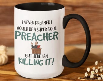 Mug prédicateur drôle, cadeau prédicateur