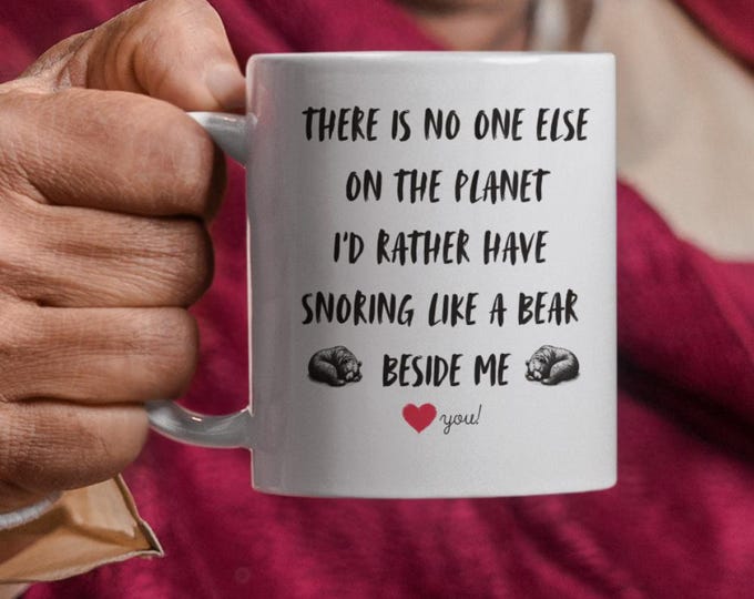No One Else Bear Mug, Gift for Husband