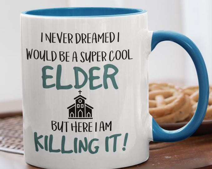 Funny Elder Mug, Church Elder Gift