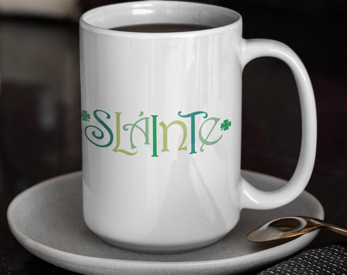 Sláinte Irish Coffee Mug: St. Patrick's Day Cheers