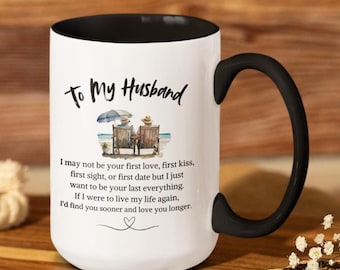 To My Husband Mug, Sentimental Ceramic Husband Gift