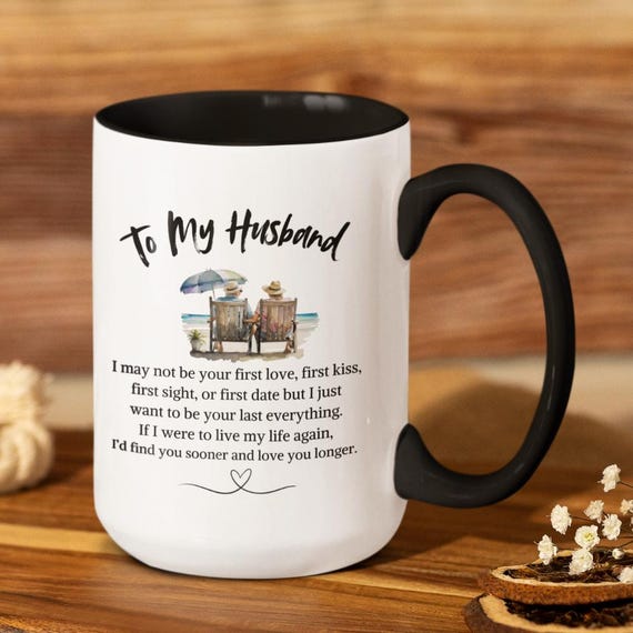 To My Husband Mug, Sentimental Ceramic Husband Gift